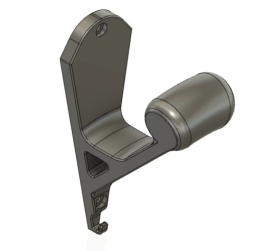 Motorcycle helmet holder - holder, with