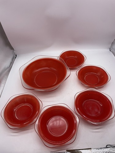 Vintage phoenix glass red - glass,