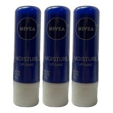3 Pack Nivea Moisture Lip Care