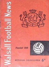 11/09/1965 Walsall v Shrewsbury Town  (writing throughout)