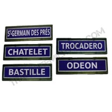 Lot of 5 mini metro plates 3