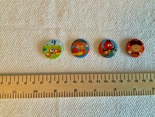 Magic Roundabout Pin Badges - 1970's vintage
