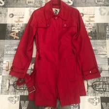 Four Seasons Red Long Trench