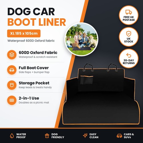 Dog car boot liner waterproof - car,