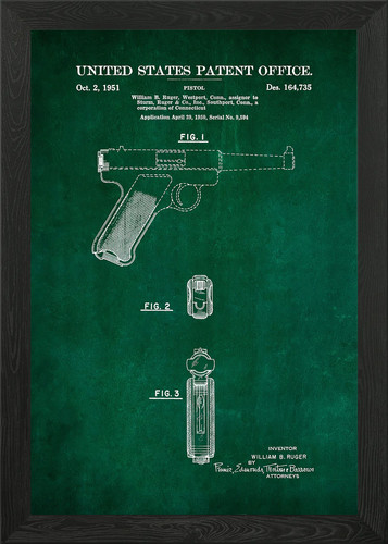 Ruger pistol pate - ruger, mk