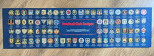 Vintage ESSO Collection of Football Club Badges on presentation card complete