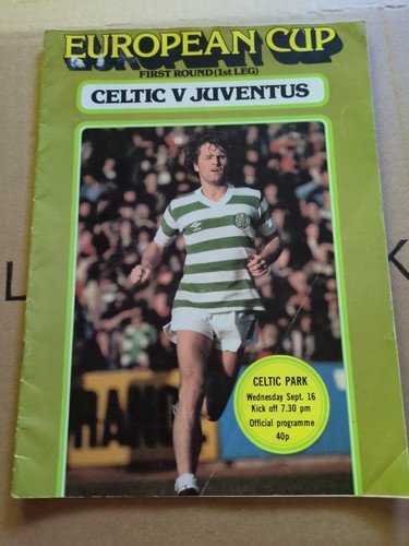 Celtic juventus 09 1981 - celtic, 16/09/1981