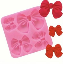 Bow Knot Silicone Mould Chocolate Fondant Sugar Paste Sugar craft Icing Candy