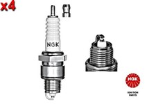 4x Spark Plug NGK Fits CITROEN