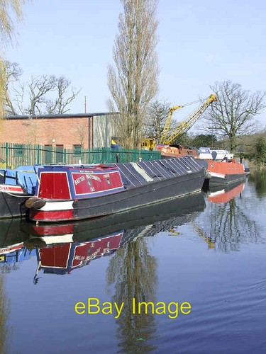 Photo 6x4 working narrowboat - 6x4,