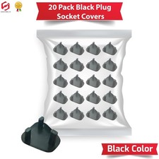 Safety Plug Socket Covers Protector  Baby Child Guard Mains Electric Insert 20pk