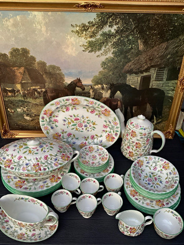 Minton haddon hall bone - bone, china