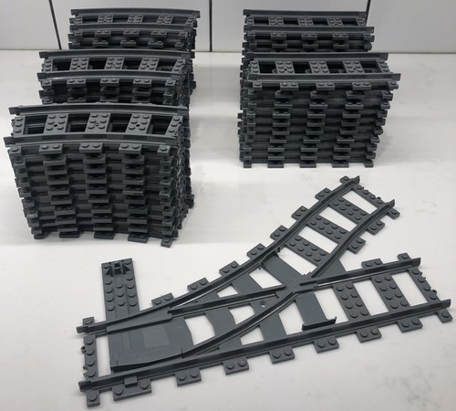 Lego city train - city, track