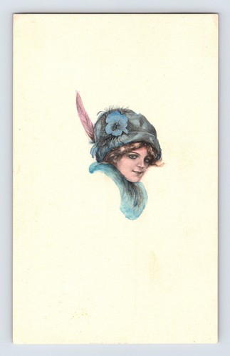 Vintage 1920s woman - 1920s, blue