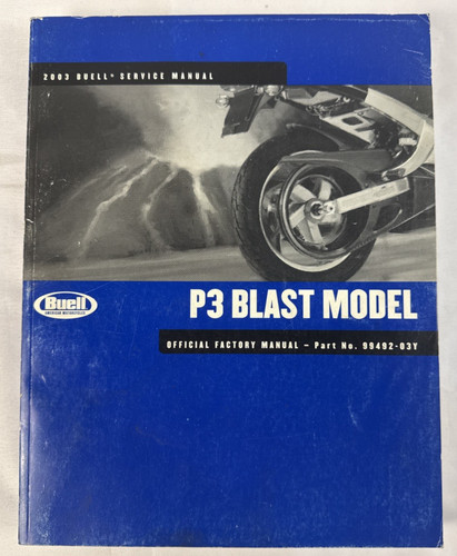 2003 buell service manual - manual, p3