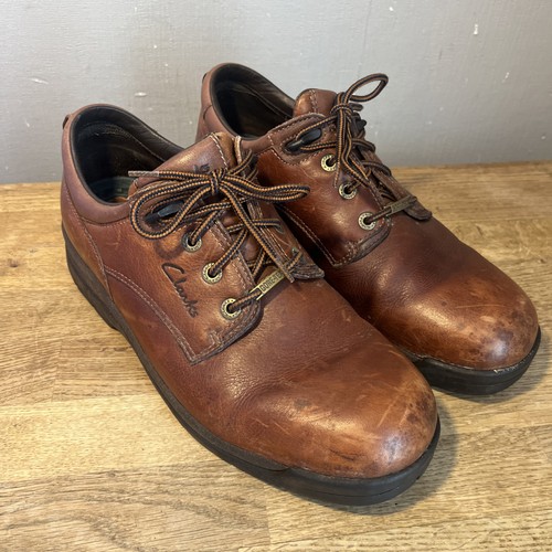 Clarks goretex brown - goretex, leather