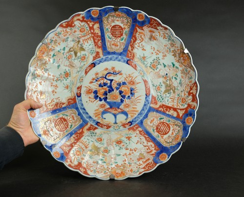 Large imari plate - plate, with