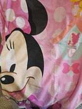 Asda George Minnie Mouse Duvet Cover Pink Single