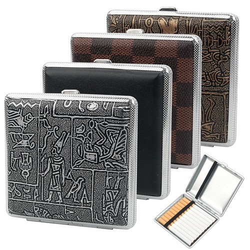 4pcs metal cigarette case with - 4pcs,