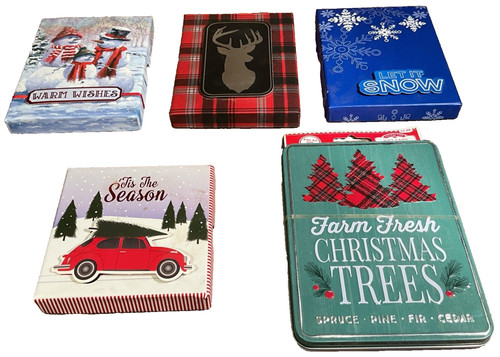 Gift card holder boxes lot - card,