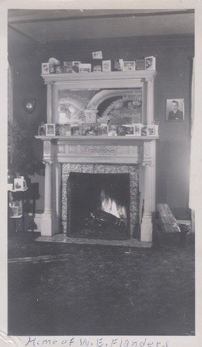 Vintage 1930s fireplace e - fireplace, w.e