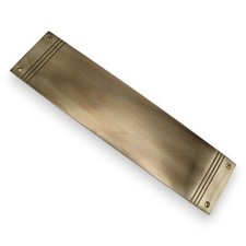 Solid Aged Brass Finger Push