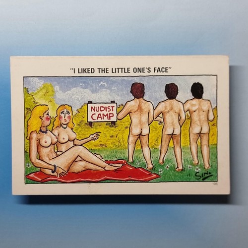 Saucy comic postcard c1975 - saucy,