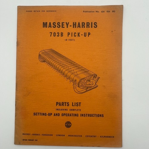 Massey harris 703b - massey, 8ft