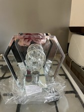 mirrored glass table lamp