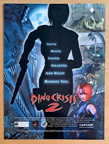 Dino crisis magazine ad - dino,