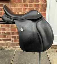 16.5’’ Bates All Purpose Saddle with Easy Change Gullet & CAIR - Black Leather