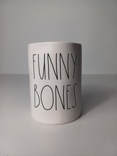 Rae Dunn Funny Bones Vanilla Flambe Candle Unlit Halloween Artisan Spooky Goth 