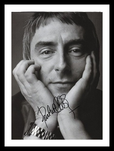 Paul weller autographed signed - weller,