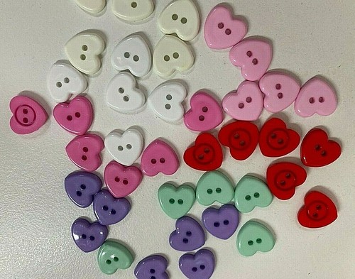 Novelty craft buttons - buttons, mm