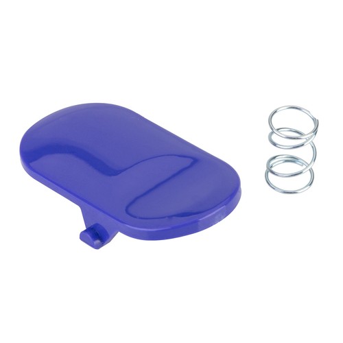 Blue catch spring button - blue,