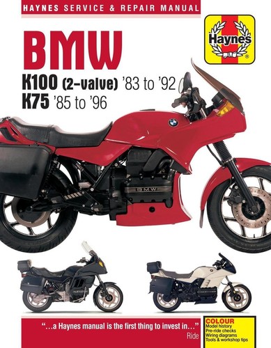 Bmw k100 2 valve models - bmw,