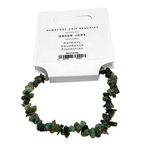 Gemstone chip stretch bracelet - chip,