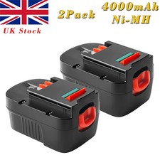 2x Battery For Black&Decker