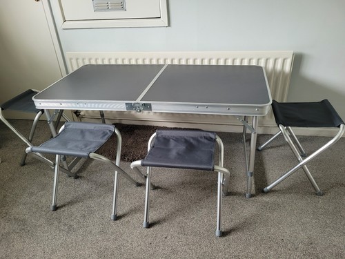 Camping items fold table - up,
