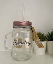 Personalised Mason Jar With