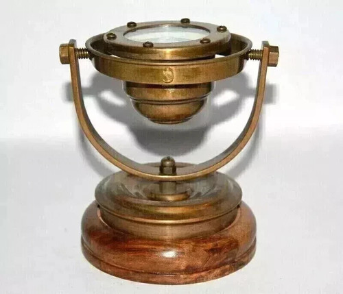 Antique brass nautical - , gimbal