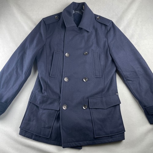 Black rivet navy blue double - rivet,
