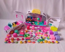 Huge SHOPKINS Happy Places Caravan & Car Camping Holiday Set Doll Hammock Toys