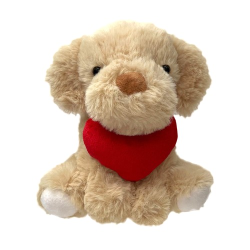 Valentines soft toy - dog, puppy