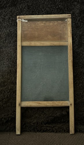 Vintage primitive washboard - vintage,