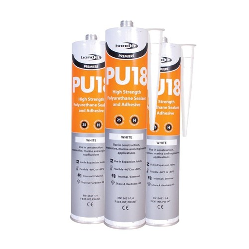 White polyurethane adhesive - white,