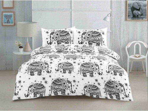 Tribal elephant duvet quilt - tribal,