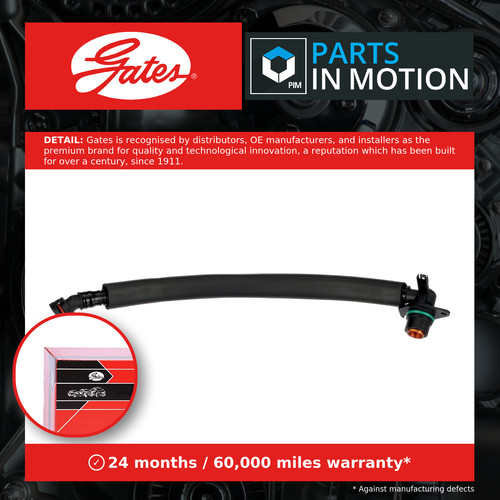 Crank case breather - case, pipe