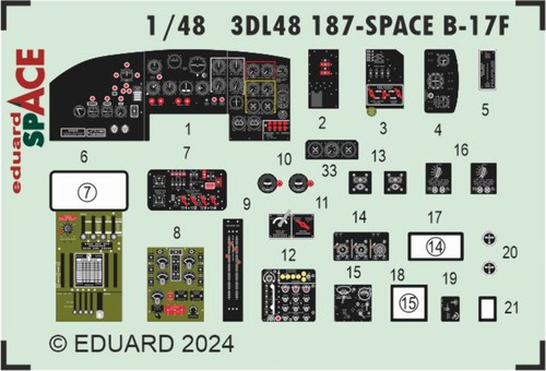 Eduard 3dl48187 boeing - eduard,