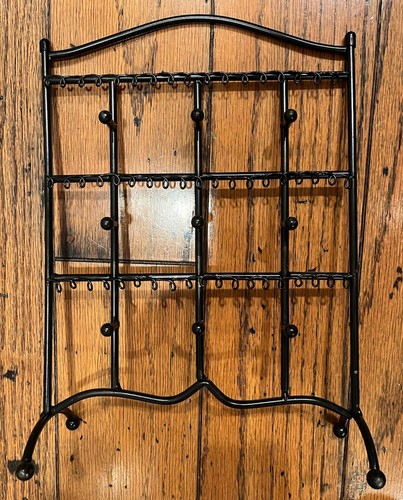 Vtg jewelry stand black - vtg,